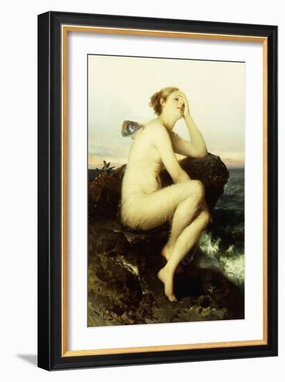 A Nymph by the Sea-Wilhelm Kray-Framed Giclee Print