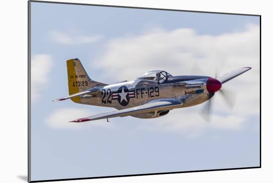 A P-51 Mustang Flies by at Vacaville, California-Stocktrek Images-Mounted Photographic Print