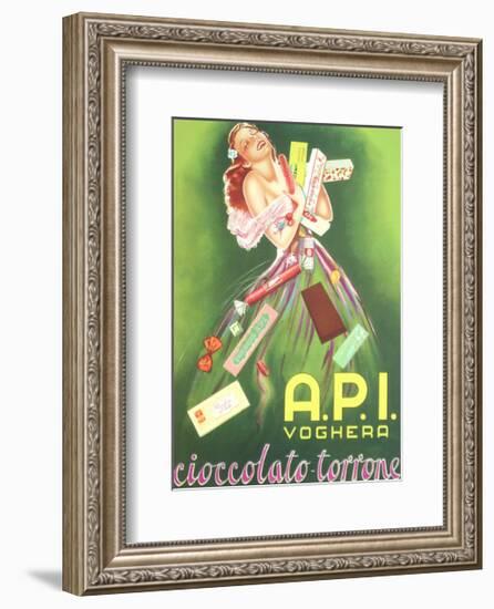 A.P.I. Voghera-Vintage Posters-Framed Giclee Print