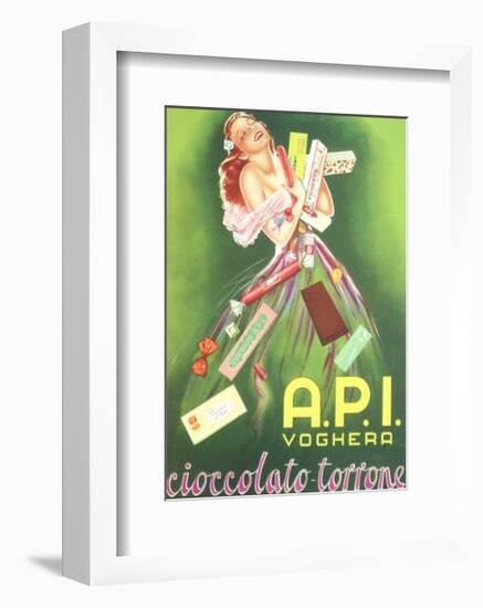 A.P.I. Voghera-Vintage Posters-Framed Giclee Print