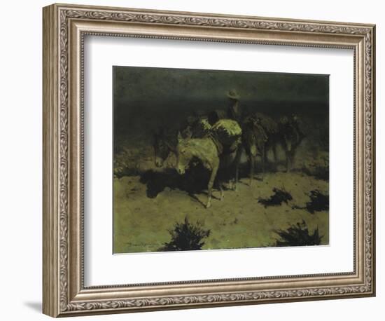 A Pack Train, 1909-Frederic Sackrider Remington-Framed Giclee Print