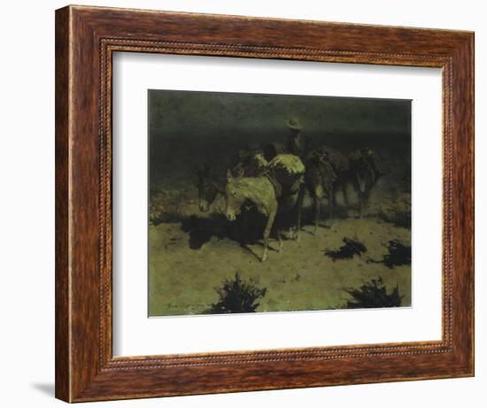 A Pack Train, 1909-Frederic Sackrider Remington-Framed Giclee Print