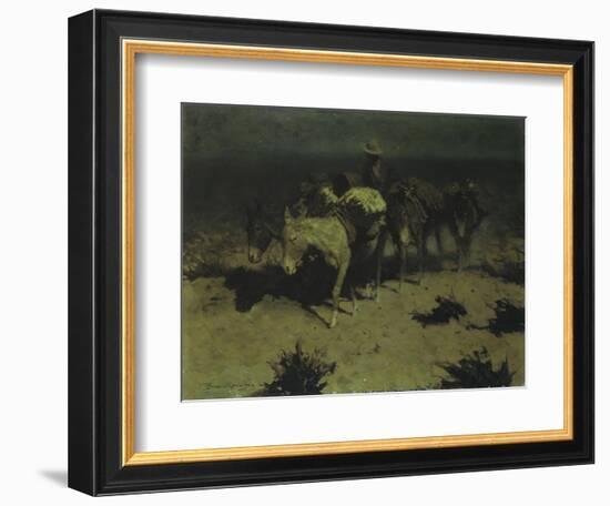 A Pack Train, 1909-Frederic Sackrider Remington-Framed Giclee Print