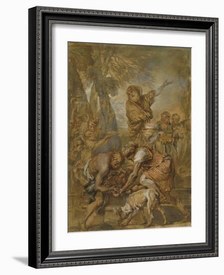 A Pagan Sacrifice, C.1645-50-Giovanni Benedetto Castiglione-Framed Giclee Print