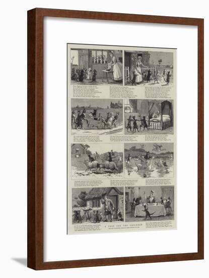 A Page for the Children-null-Framed Giclee Print