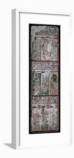 A Page from the Dresden Codex, Maya Manuscript, 1901-null-Framed Giclee Print