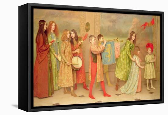 A Pageant of Childhood, 1899-Thomas Cooper Gotch-Framed Premier Image Canvas