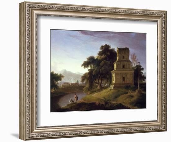 A Pagoda in the East Indies-Thomas Daniell-Framed Photographic Print