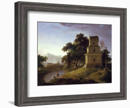 A Pagoda in the East Indies-Thomas Daniell-Framed Photographic Print