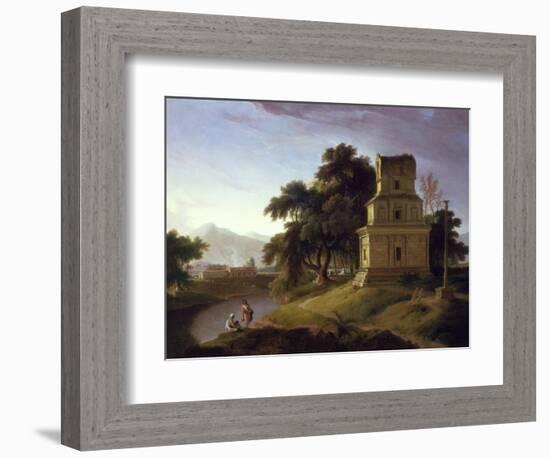 A Pagoda in the East Indies-Thomas Daniell-Framed Photographic Print