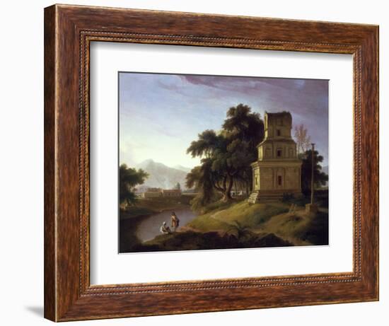 A Pagoda in the East Indies-Thomas Daniell-Framed Photographic Print