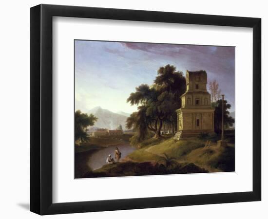 A Pagoda in the East Indies-Thomas Daniell-Framed Photographic Print