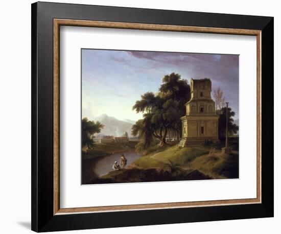 A Pagoda in the East Indies-Thomas Daniell-Framed Photographic Print