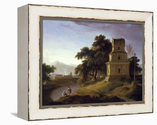 A Pagoda in the East Indies-Thomas Daniell-Framed Premier Image Canvas