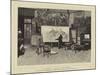 A Painter at Work in His Studio-Sir John Gilbert-Mounted Giclee Print