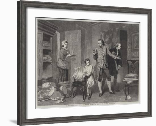 A Painter's First Work-Marcus Stone-Framed Giclee Print