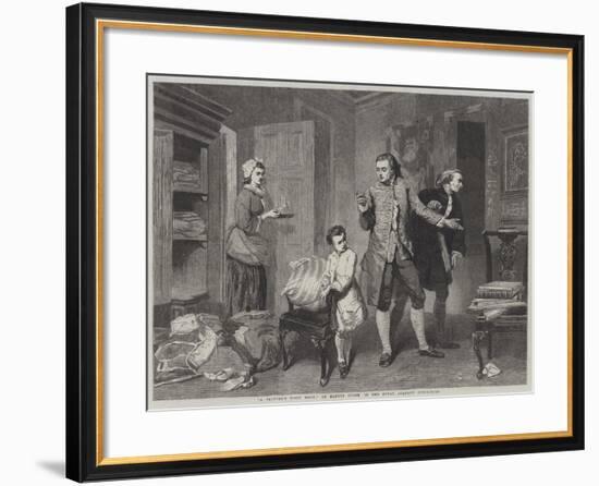 A Painter's First Work-Marcus Stone-Framed Giclee Print