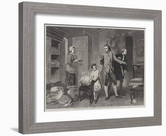 A Painter's First Work-Marcus Stone-Framed Giclee Print