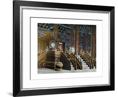 A Painting Of The Interior Of The Hall Of Supreme Harmony Photographic Print By H C And J H And Deng White And Bao Ling Art Com