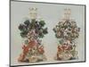 'A Pair of Chelsea Candlesticks', c18th century-Unknown-Mounted Giclee Print