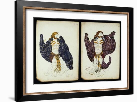 A Pair of Costume Designs for 'Juive' Depicting Female Dancers-Leon Bakst-Framed Giclee Print