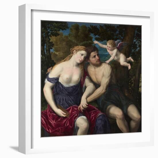 A Pair of Lovers, 1556-1559-Paris Bordone-Framed Giclee Print