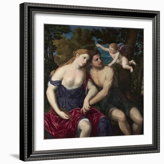 A Pair of Lovers, 1556-1559-Paris Bordone-Framed Giclee Print