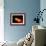 A Pair of Neutron Stars Colliding, Merging, and Forming a Black Hole-null-Framed Art Print displayed on a wall