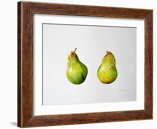 A Pair of Pears, 1997-Alison Cooper-Framed Giclee Print