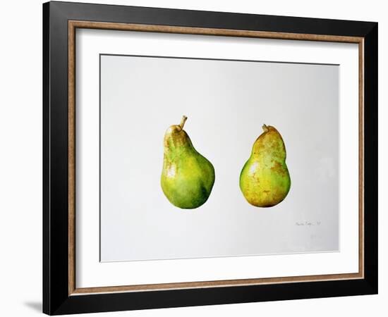 A Pair of Pears, 1997-Alison Cooper-Framed Giclee Print