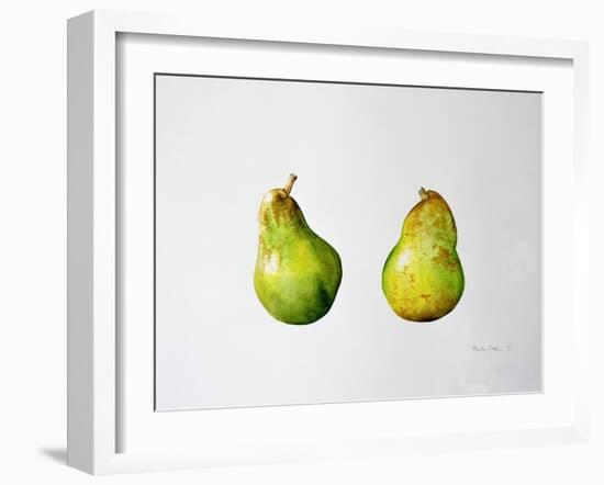 A Pair of Pears, 1997-Alison Cooper-Framed Giclee Print