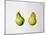 A Pair of Pears, 1997-Alison Cooper-Mounted Giclee Print