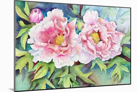 A Pair of Peonies-Joanne Porter-Mounted Giclee Print
