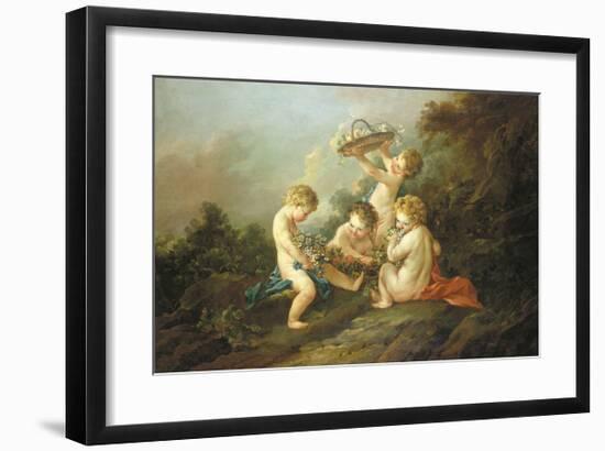 A Pair Of Putti I-Francois Boucher-Framed Premium Giclee Print