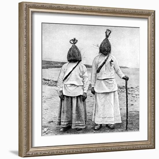 A Pair of 'Straw Boys, Ireland, 1922-AW Cutler-Framed Giclee Print