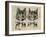 A Pair of Toff Toms-Louis Wain-Framed Giclee Print