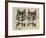 A Pair of Toff Toms-Louis Wain-Framed Giclee Print