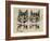 A Pair of Toff Toms-Louis Wain-Framed Giclee Print