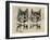 A Pair of Toff Toms-Louis Wain-Framed Giclee Print