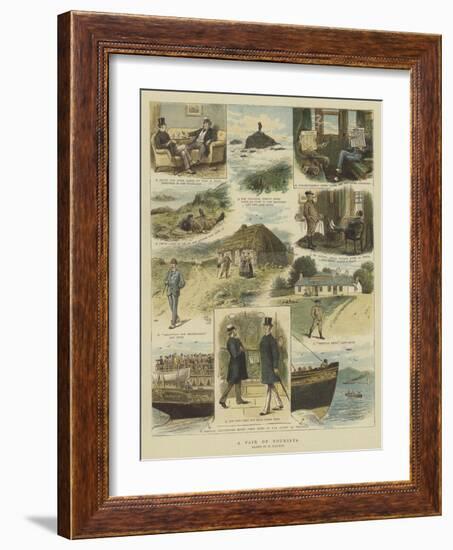 A Pair of Tourists-William Ralston-Framed Giclee Print