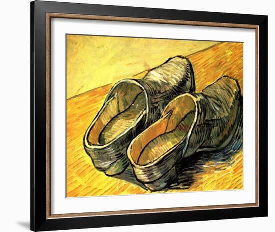 A Pair of Wooden Shoes, 1888-Vincent van Gogh-Framed Art Print