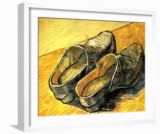 A Pair of Wooden Shoes, 1888-Vincent van Gogh-Framed Art Print