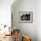 A Pakistani Earthquake Survivor Takes Shelter from the Rain-null-Framed Photographic Print displayed on a wall