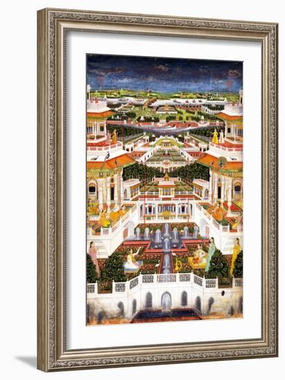 A Palace Complex with Harem Gardens, Ca 1764-1765-null-Framed Giclee Print