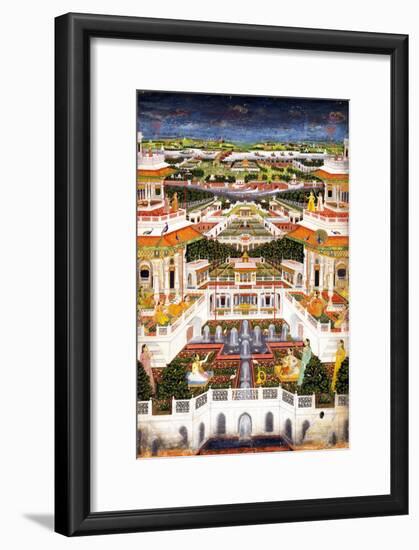 A Palace Complex with Harem Gardens, Ca 1764-1765-null-Framed Giclee Print