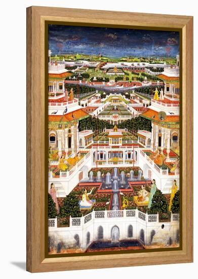 A Palace Complex with Harem Gardens, Ca 1764-1765-null-Framed Premier Image Canvas