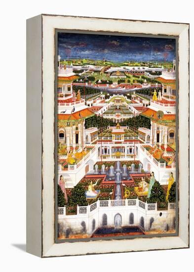 A Palace Complex with Harem Gardens, Ca 1764-1765-null-Framed Premier Image Canvas