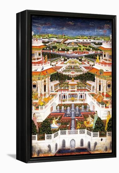 A Palace Complex with Harem Gardens, Ca 1764-1765-null-Framed Premier Image Canvas