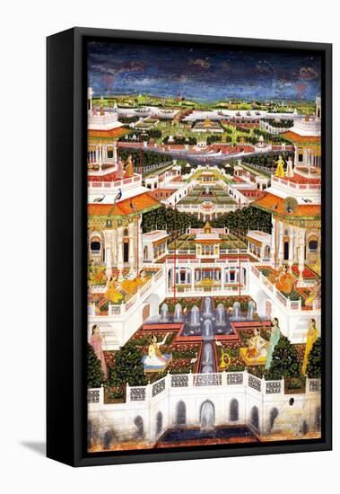 A Palace Complex with Harem Gardens, Ca 1764-1765-null-Framed Premier Image Canvas