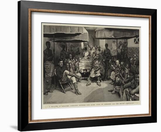 A Palaver in Ashantee-William Christian Symons-Framed Giclee Print